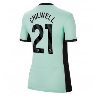 Chelsea Ben Chilwell #21 Tretí Ženy futbalový dres 2023-24 Krátky Rukáv